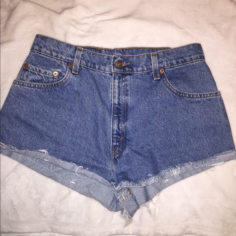 Vintage High Waisted Levis Shorts